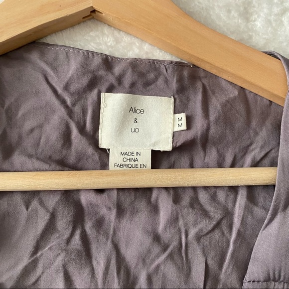 Alice x UO Lavender Silky Romper - Picture 9 of 12